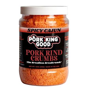 Pork King Good Pork Rind Crumbs, Spicy Cajun Flavor