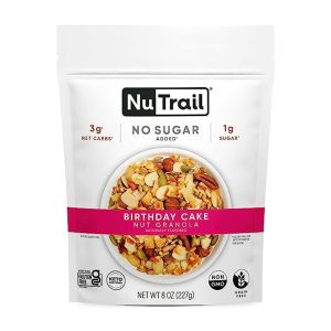 NuTrail Birthday Cake Nut Granola 8 oz Nut Granola