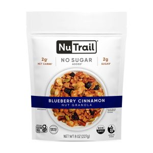 NuTrail Blueberry Cinnamon Nut Granola 8 oz Nut Granola