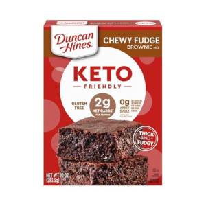 Duncan Hines Keto Friendly Chewy Fudge Brownie Mix