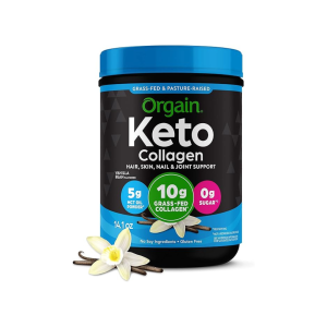 Orgain Vanilla Keto Collagen Protein Powder